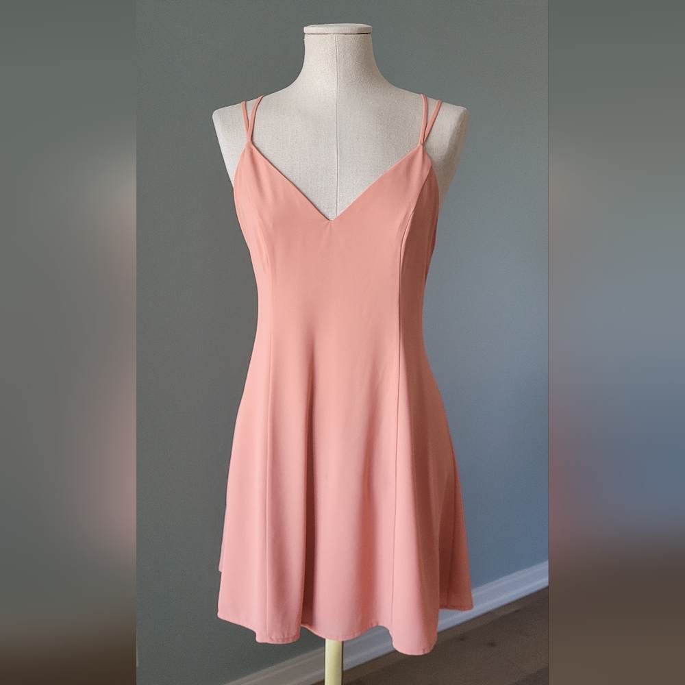 Peach Mini with Laceup back